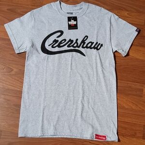 New The Marathon Clothing Limited Edition Crenshaw Grey Tee T-Shirt Size S